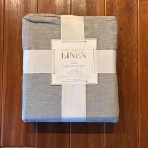 Pure Luxury Linen King Duvet Set